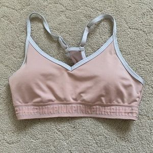 PINK sports bra pink